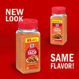 McCormick Taco Seasoning Mix, Original, No Artificial Flavors, No MSG Added, Mild Heat and Classic Flavor the Whole Family Will Love, 8.5 oz