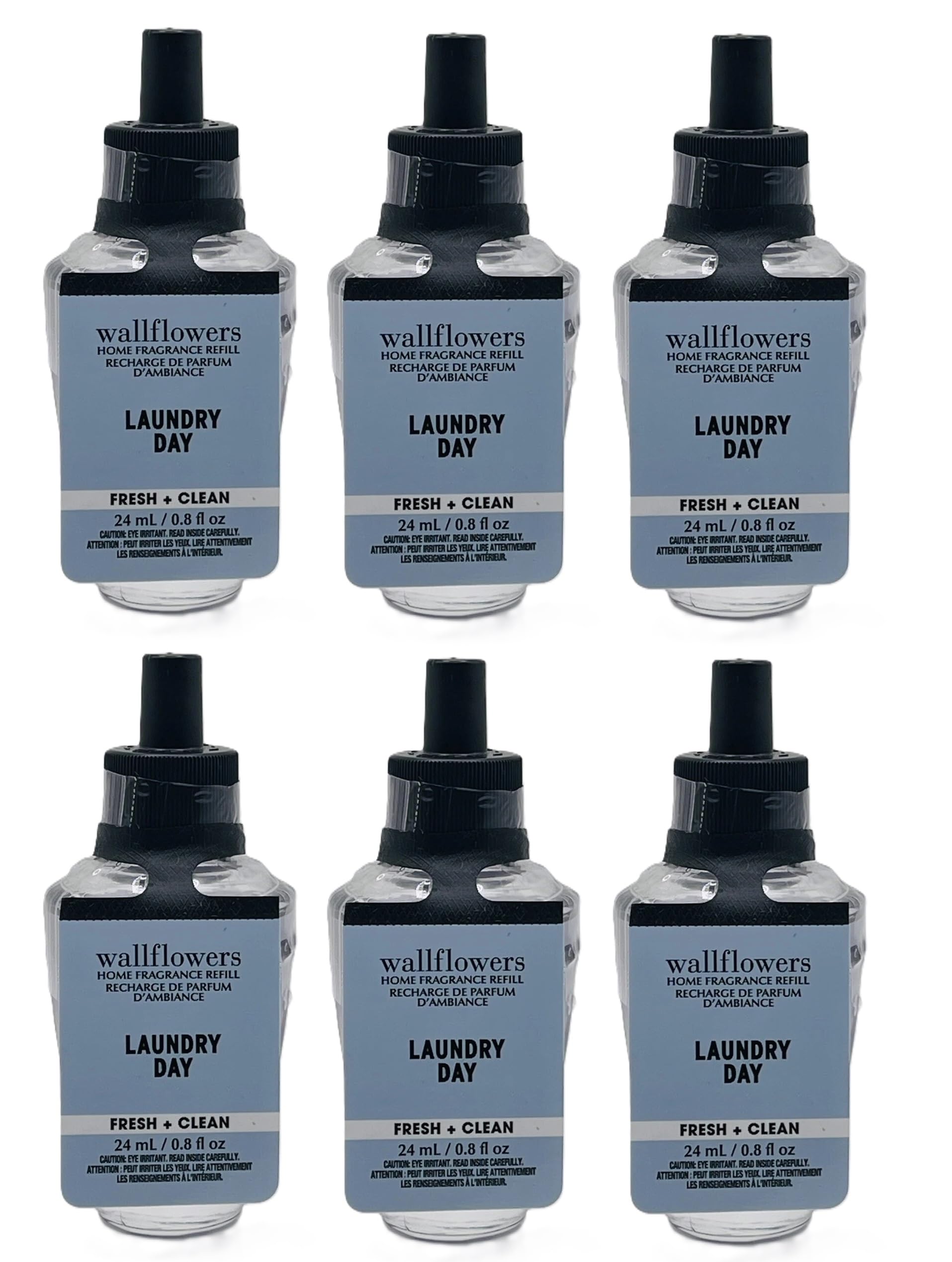 Bath and Body Works Wallflower Refills Home Fragrance - Pack of 6 (Laundry Day)