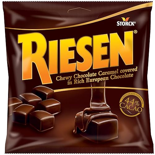 Riesen Chocolate Covered Chewy Caramel Candy, 5.5 Oz (Pack of 12)