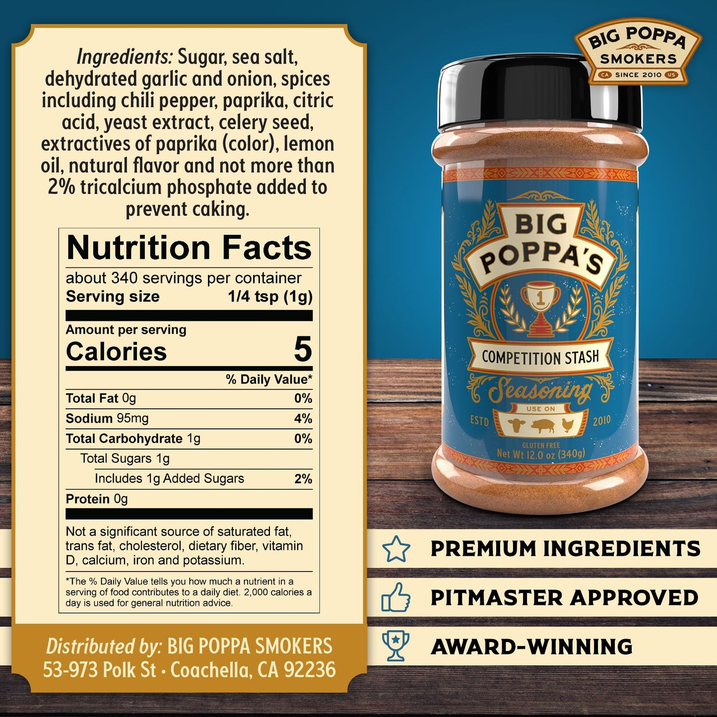 Big Poppa's Poultry BBQ Seasoning Bundle - Desert Gold, Competition Stash & Jallelujah Jalapeño | Chicken & Turkey Seasonings