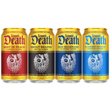 Liquid Death Iced Tea - O.G. Variety, Less Sugar*, Boost of Caffeine, B Vitamins, No Artificial Sweeteners, 4 Flavors: Tea/Lemonade, Rest in Peach