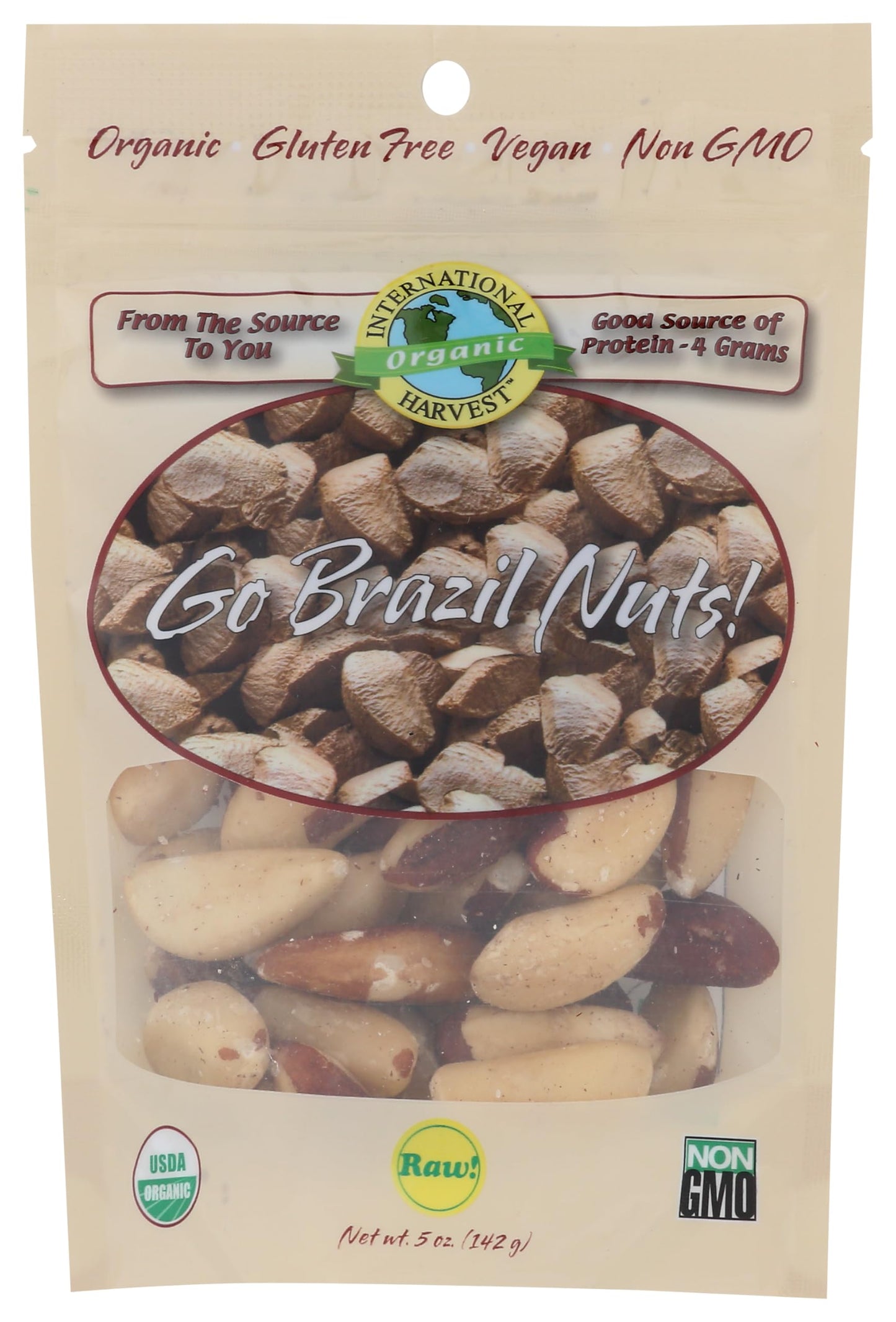 Himalayan Harvest Organic Brazil Nuts Raw, 5 Oz