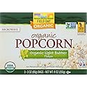 Field Day Organic Microwave Popcorn, Light Butter, 12 Count
