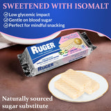 RUGER Sugar-Free Vanilla Wafers 1.6 Ounce (Pack of 12) - Delightfully Crisp & Creamy Treats - Natural Ingredients, Non-GMO, Vegan, No Artificial