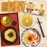 Gluten Free Ramen Noodles Multigrain (6 packs) Millet And Brown Rice Ramen Noodles Plain, Gf Ramen, Low Sodium, Vegan, Healthy Buckwheat Noodles No