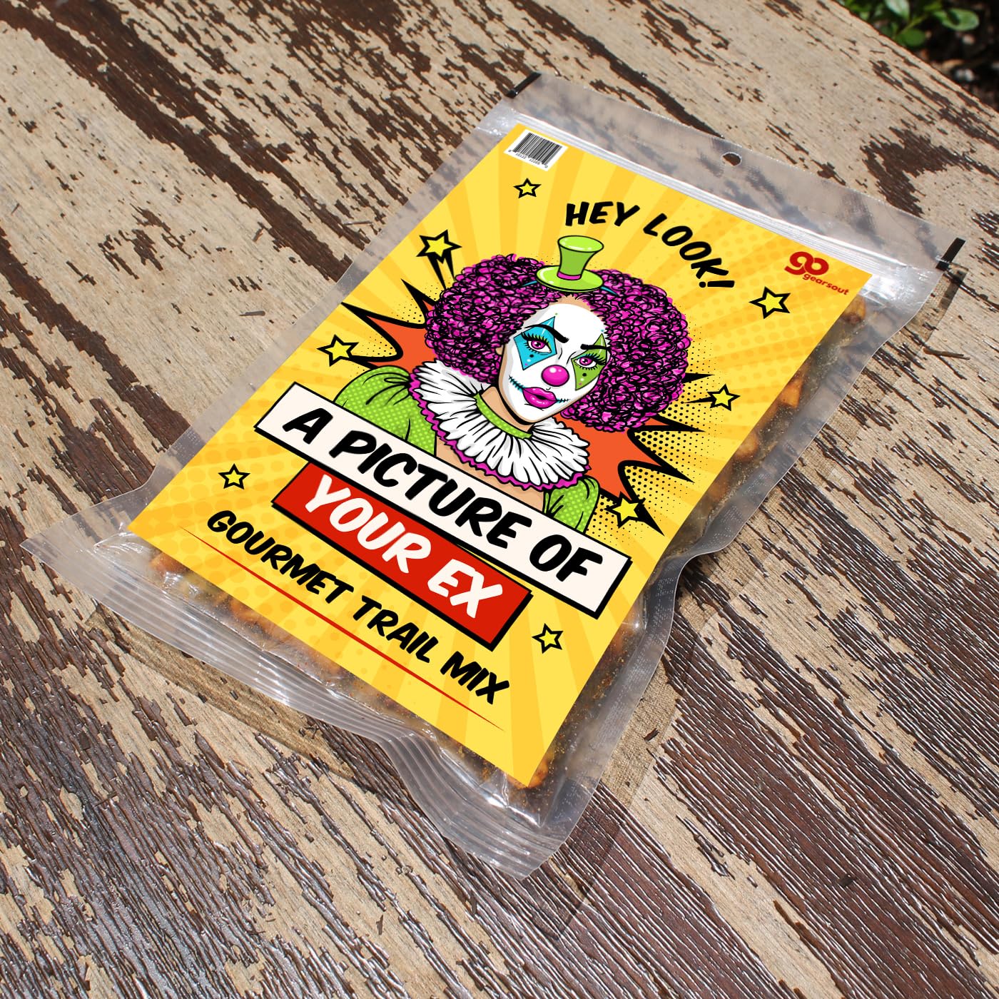 Whimsical Female Portrait Trail Mix - Delightful Snacking Experience - Unique and Fun Gift Idea - Flavorful Goodness for All.