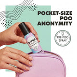 Oopsie Poopsie Toilet Spray - Before & After You Go Bathroom Odor Eliminator & Neutralizer Spray, Travel Size with Essential Oils, TSA Approved