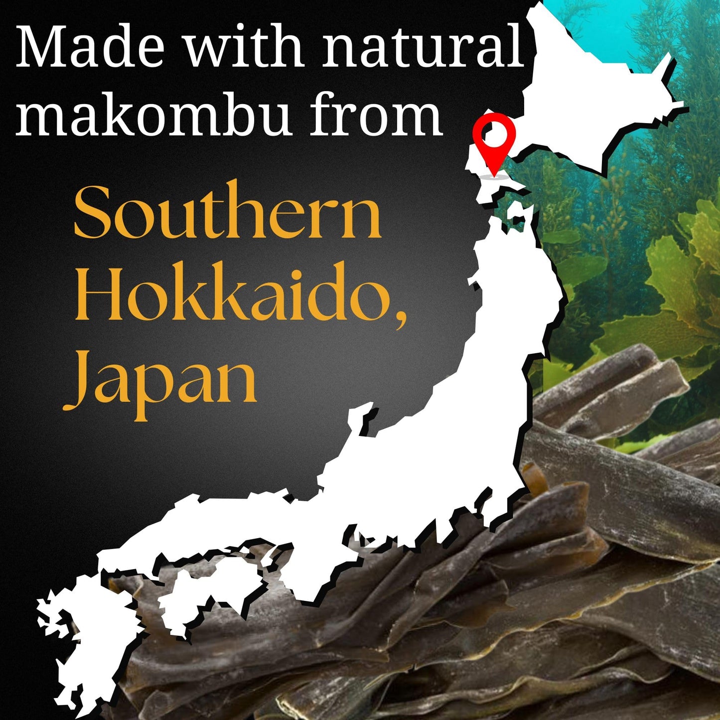 Furikake Kombu, Natural Umami, Kombu from Hokkaido, Made in Japan | No MSG, No preservatives, No additives, Non-GMO | 1.7oz (50g) by SUI of Tokyo