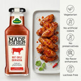 Kuhne Hot Chili Sriracha, 8oz Bottle, Hot Sauce with Jalapeno Chillies and Garlic, Add a Kick to Meat, Chicken, Fish and Stir Fries