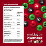 M&M’s Kwanzaa Milk Chocolate Candy, 2lb Party Size Bag of Festive Red, Black and Green Chocolate Pieces, Colorful Holiday Candy for Sharing, Party
