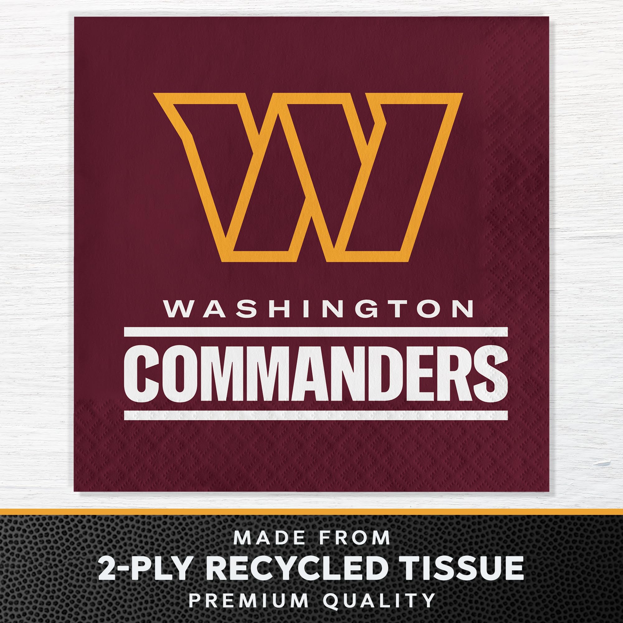 Trendware Washington Commanders Tailgating Kit, Serves 8, Officially Licensed
