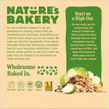 Nature's Bakery Oatmeal Crumble Bars, Apple, 6-6 Count Boxes (36 Bars), Vegan Snacks, Non-GMO