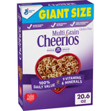Multi Grain Cheerios, Heart Healthy Breakfast Cereal, Gluten Free, Giant Size, 20.6 oz