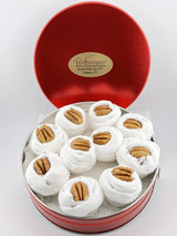 Small Divinity Gift Tin (With Pecans) 10-12 pieces, Old Fashioned Divinity, Just Like Home Made