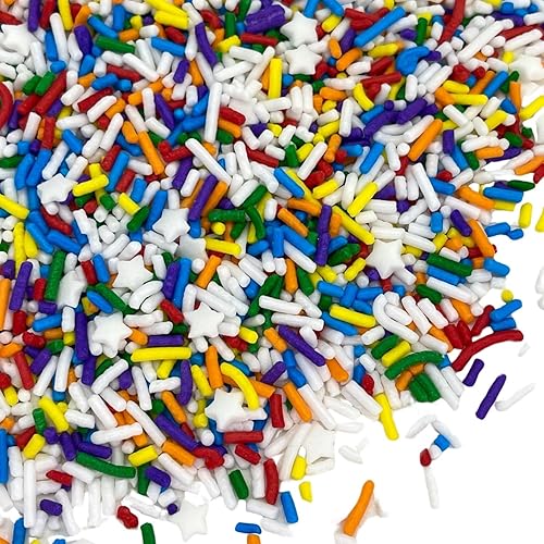 Manvscakes Sprinkles - Themed Sprinkles for Cake Decorating, Sprinkle Mix for Cookies, Ice Cream, Fondant Cake, Gluten Free, Cupcakes & Other