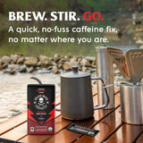 Death Wish Coffee Instant Dark Roast Coffee Packets, Bold & Intense Blend of Arabica & Robusta Beans, USDA Organic, 64 Count