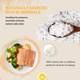 52USA Himalayan White Salt (Coarse Grain) 39 oz + Whole Black Peppercorns 18 oz, Salt and Pepper Grinder, Black Peppercorn Refil, Sea Salt for Grinder