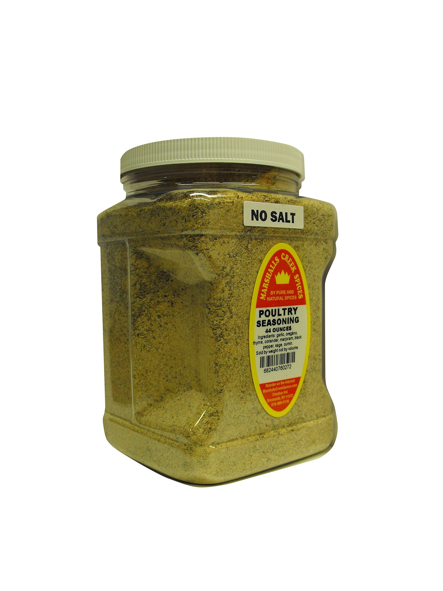 Family Size Marshalls Creek Spices Poultry No Salt Seasoning, 44 Ounce …