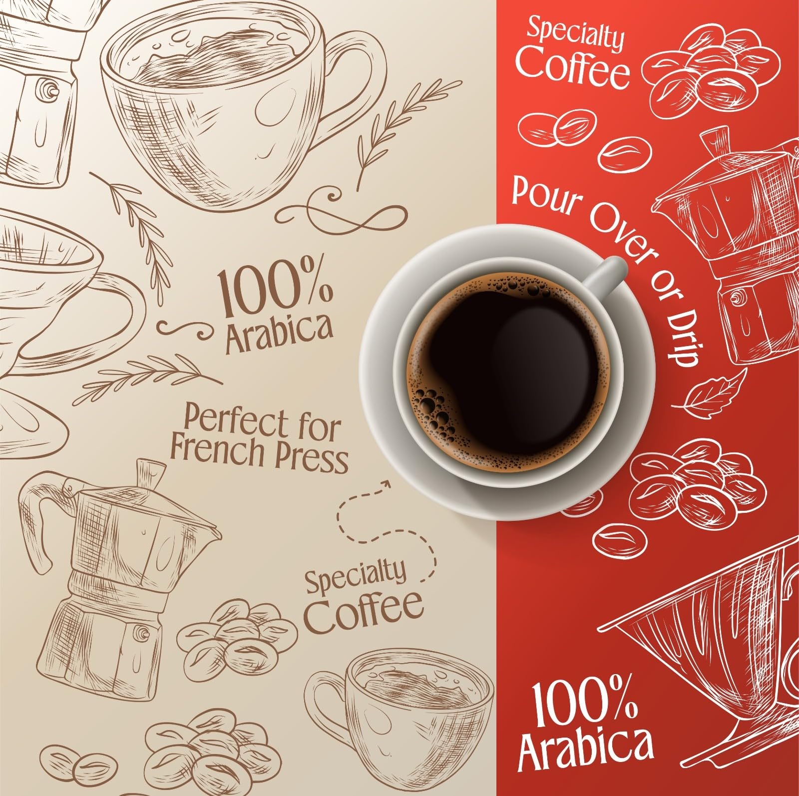 Abbotsford Road Whole Bean Decaf Coffee, Specialty Medium Roast 12 oz Bag, Chemical-Free Arabica Decaffeinated Coffee Beans, Freshly Roasted, Flavored