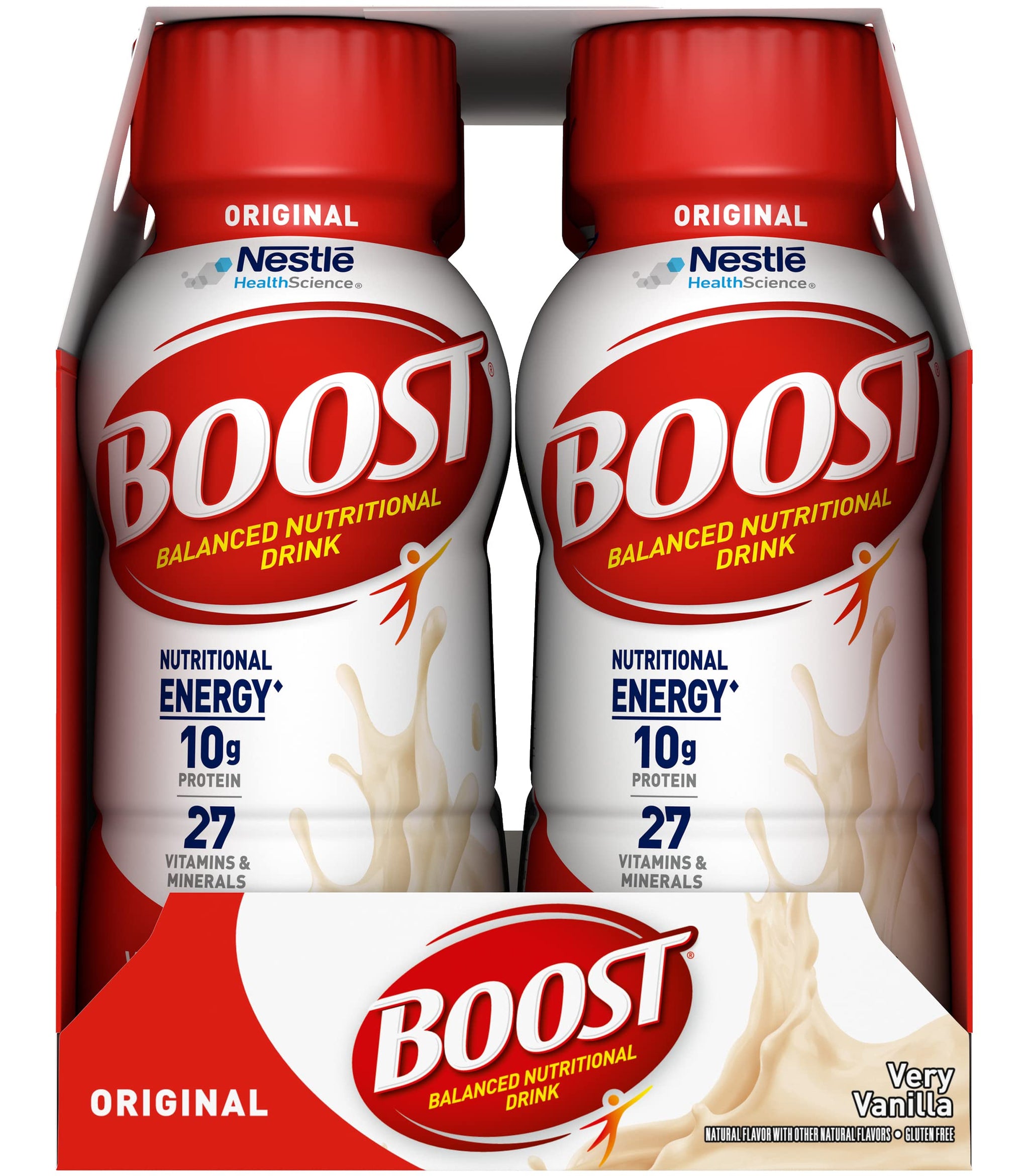 Boost Original Nutritional Energy Balanced Nutritional Drink (6 Count (Pack of 2), Vanilla)