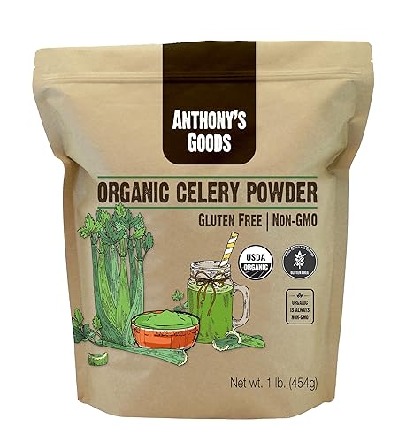 Anthony's Organic Celery Powder, 1 lb, Gluten Free, Non GMO