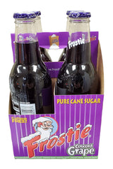 Frostie Soda 12 Ounce Glass Bottles (Grape, 4)