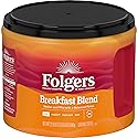 Folgers Breakfast Blend Ground Coffee, Smooth & Mild Coffee, 22.6 Ounce Canister