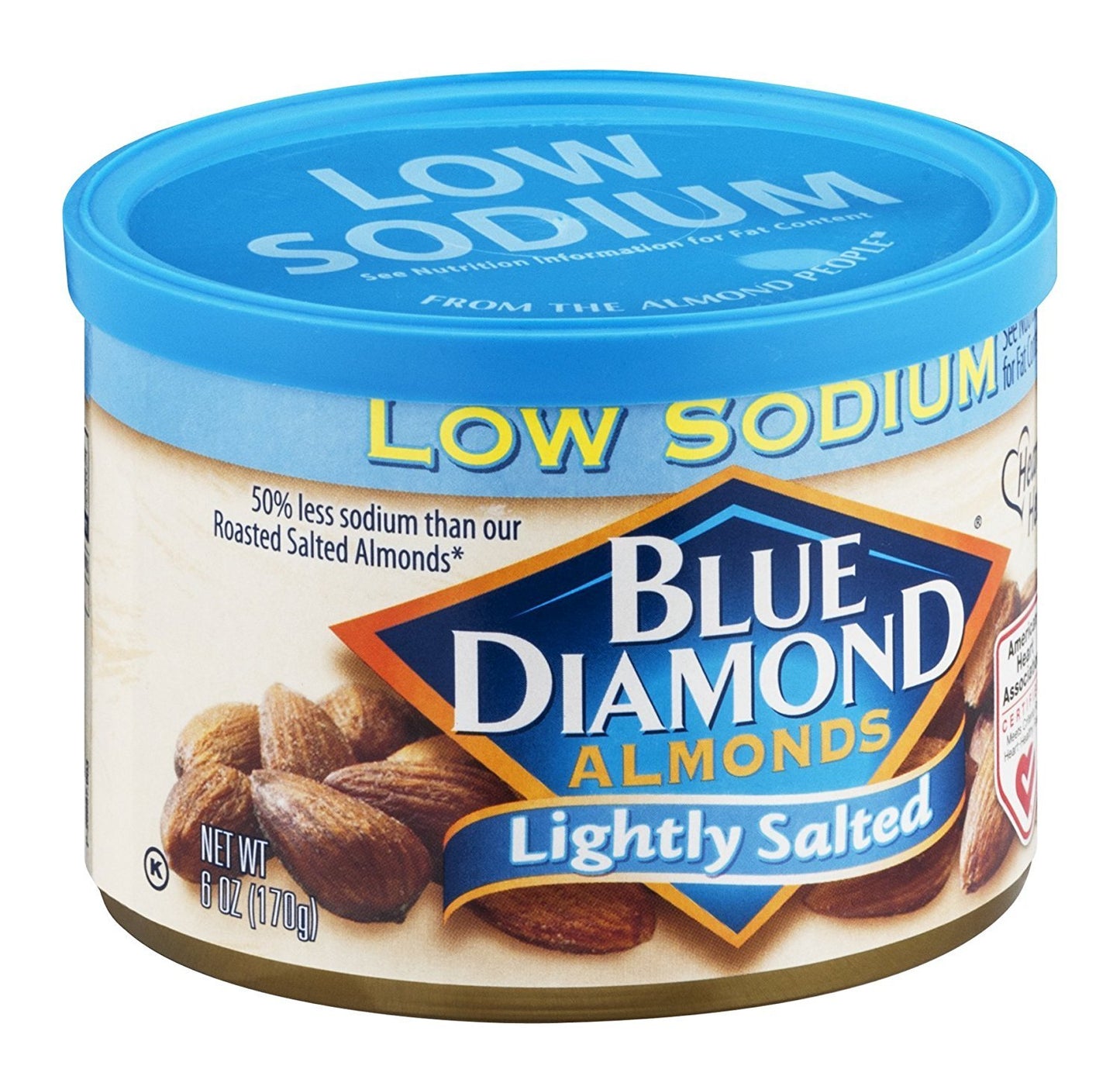 Blue Diamond Almond Lghtly Salted pack of 12