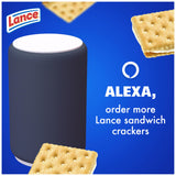 Lance Captain's Wafers Crackers Cream Cheese & Chives -Six Boxes of 8 Individual Packs