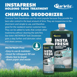 STAR BRITE Instafresh Holding Tank Treatment, Fresh Pine Scent - Odor Eliminator & Waste Breakdown - RV, Marine, Boat Use - Formaldehyde-Free
