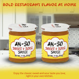Ah-So Sweet & Sour Sauce - 2 Pack (2 × 11 oz Jars) | Classic Sweet-Tangy Dipping Sauce for Egg Rolls & Appetizers; Great Marinade & Glaze for Chicken