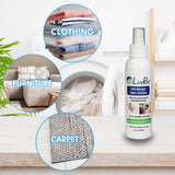LivePure Anti-Allergen 3 OZ Fabric Spray for Household Surfaces. Plant-Based Allergy Spray for Dust Mites and Pet Dander. Fragrance Free - 5 Pack