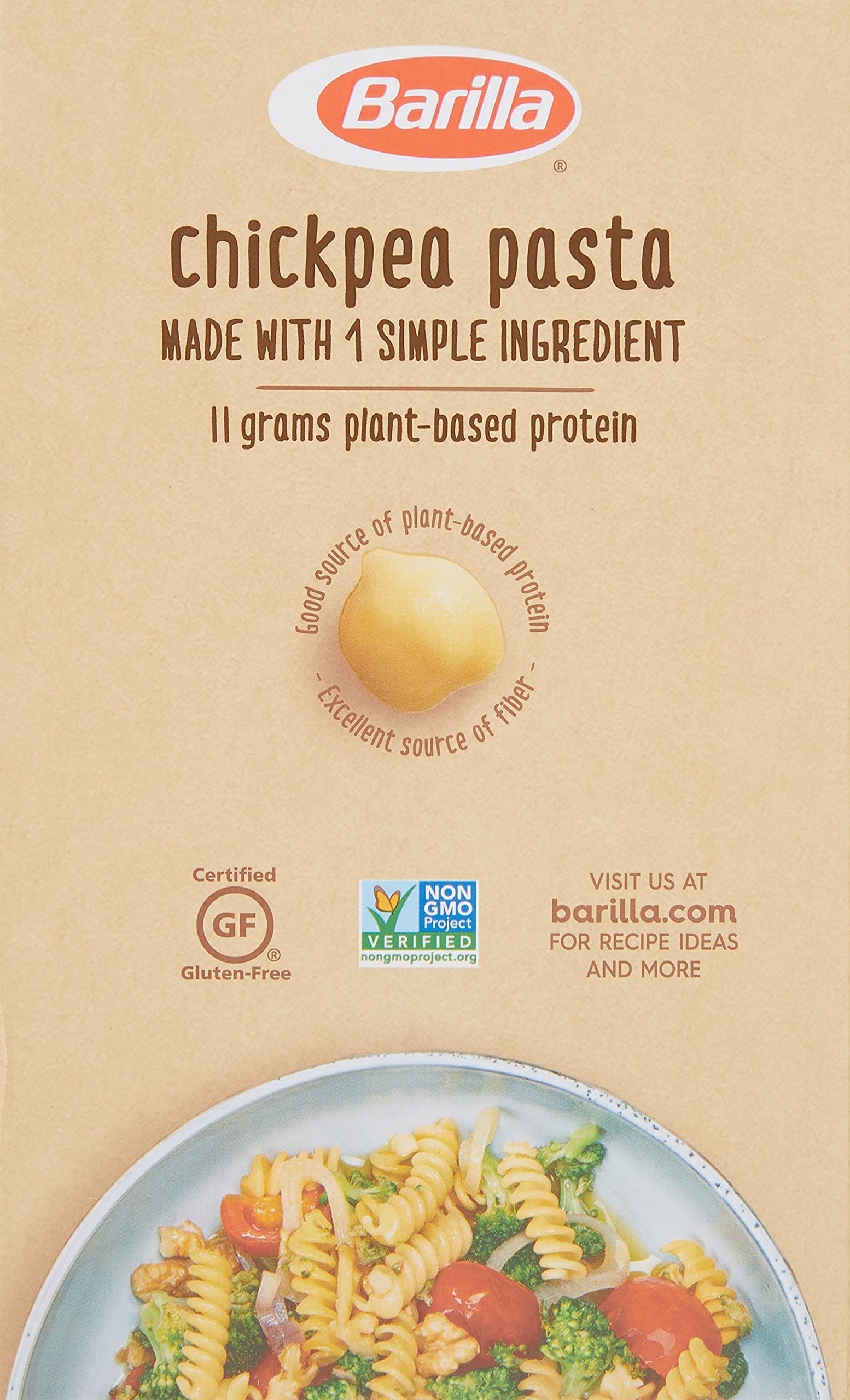 Barilla Chickpea Rotini Pasta 4/8oz Net Wt 35.2 Ounce