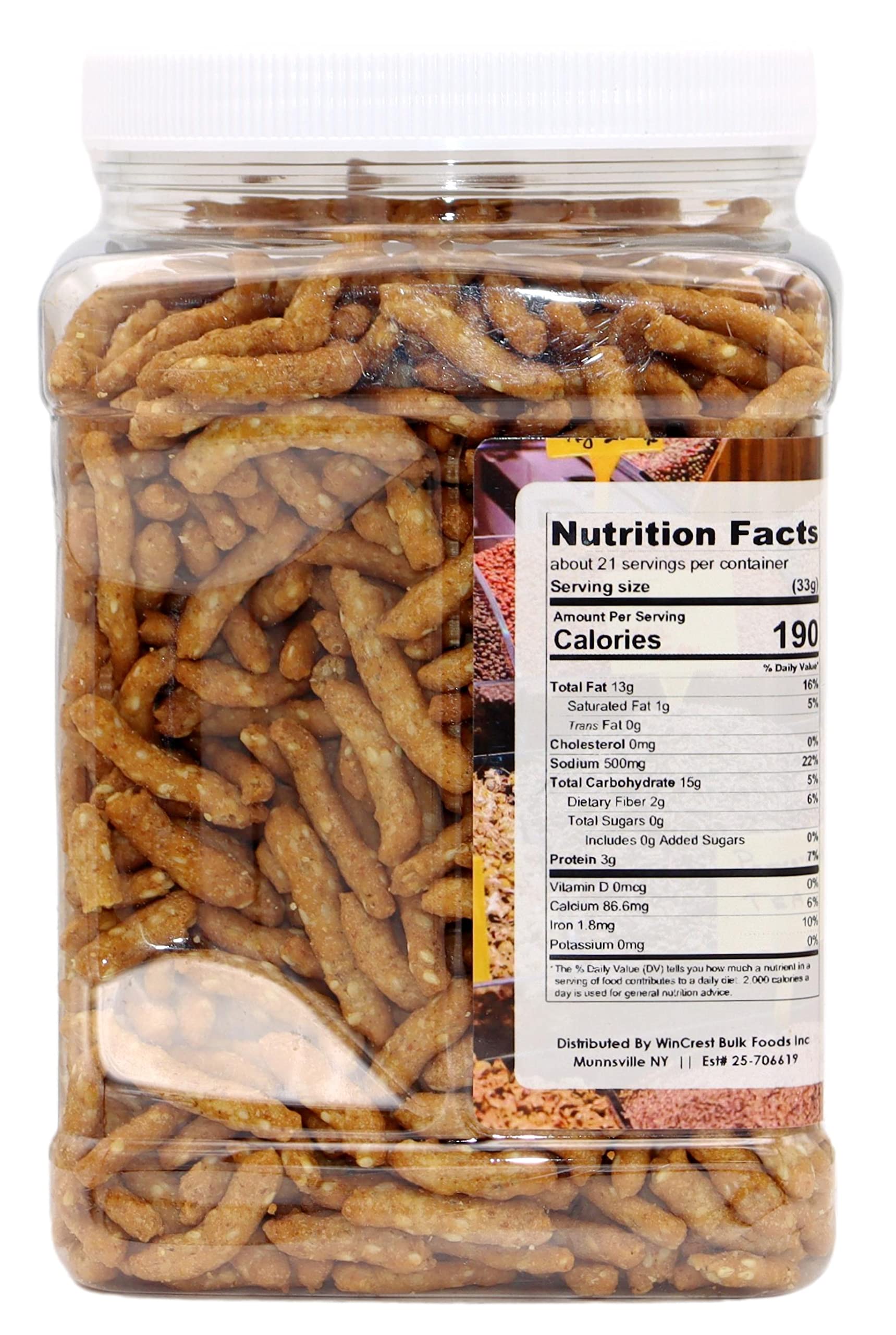 Original Sesame Sticks - 1.5 Lb (24 Oz) Tub