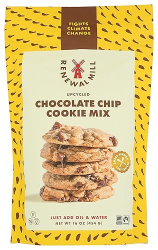 Renewal Mill Upcycled Oat Chocolate Chip Cookie Mix, 16 OZ (1 Pack)