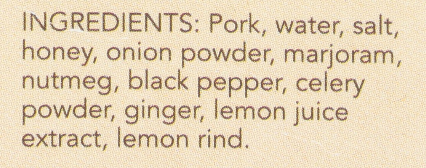 Niman Ranch, Sausage Bratwurst Pork, 12 Ounce