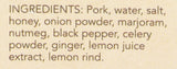 Niman Ranch, Sausage Bratwurst Pork, 12 Ounce