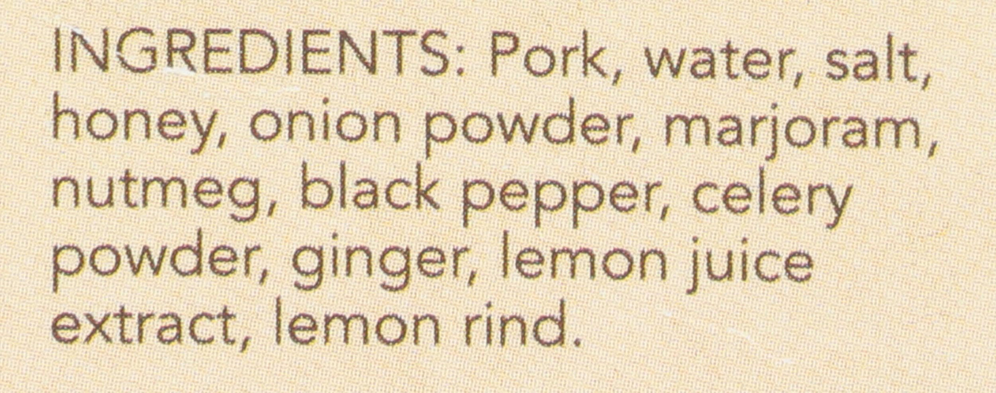 Niman Ranch, Sausage Bratwurst Pork, 12 Ounce