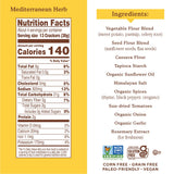 Simple Mills Veggie Pita Crackers Variety Pack (Himalayan Salt and Mediterranean Herb) - Gluten Free, Vegan, Healthy Snacks, Paleo Friendly, 4.25