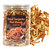 Dried Tangerine Peel Strip, Chinese Seasoning Spice,Orange Peel Tea,Great for Cooking, Baking and Tea, Chen Pi Si,Orange peel strips ????140g/4.9oz)