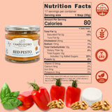 CAMPO D'ORO - Red Pesto Sauce with Fresh Ricotta Cheese 6.35 oz (180g)