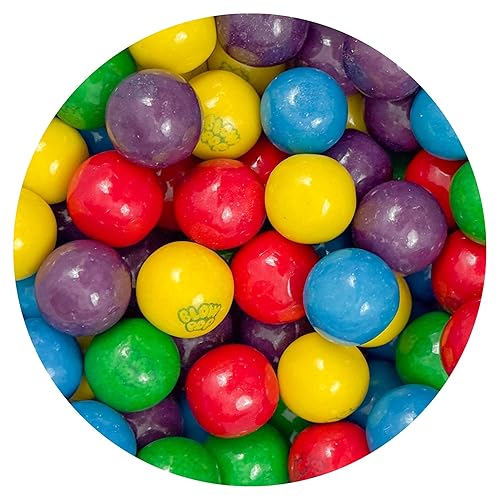 Blow Pop Gumballs, 1 Inch Gumballs, Approx. 65 Pieces, 1.5lb Bulk Bag, Assorted Fruit Flavored Bubble Gum, Gumball Machine Refills