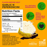 Hot N Saucy | Garlic N Peperoncini Hot Sauce, 5 fl oz