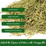 NPG Dried Honeysuckle Bulk 16 Oz, Jin Yin Hua, Natural Herbal Tea, Sweet Floral Aroma, Resealable Packaging, Versatile for Relaxing Teas, Traditional