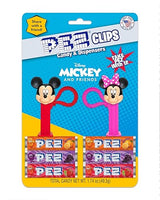 Mickey & Friends PEZ Clips (Two mini PEZ Dispensers on keychain clip + six candy refills)