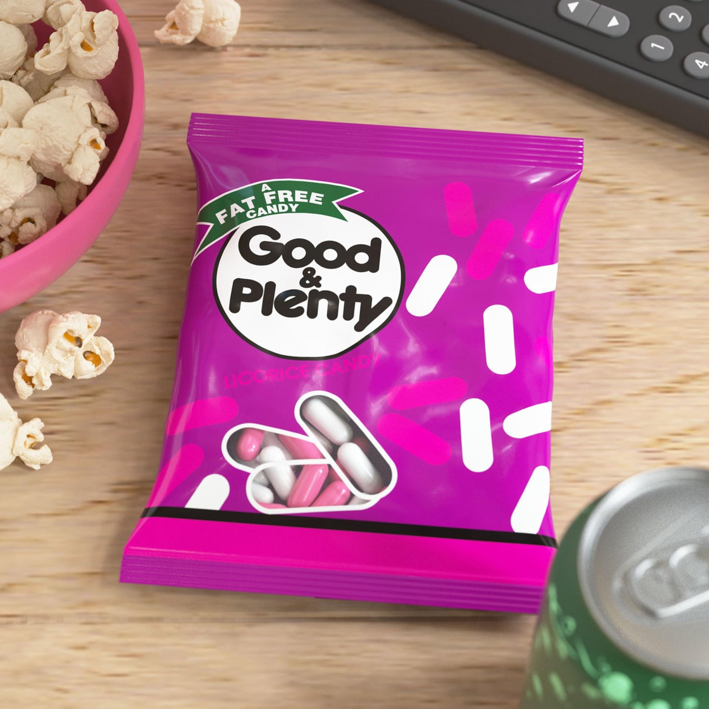 GOOD & PLENTY Licorice Fat Free, Candy Bag, 7 oz