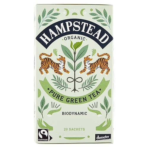 Hampstead Tea, Organic, Green Tea, 20 Sachets, 1.41 oz (40 g)