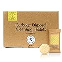CLEANOMIC - Garbage Disposal Cleansing Tablets (8 Pack) - Foaming Garbage Disposal Cleaner and Deodorizer, Household Garbage Disposal Cleaners, Sink