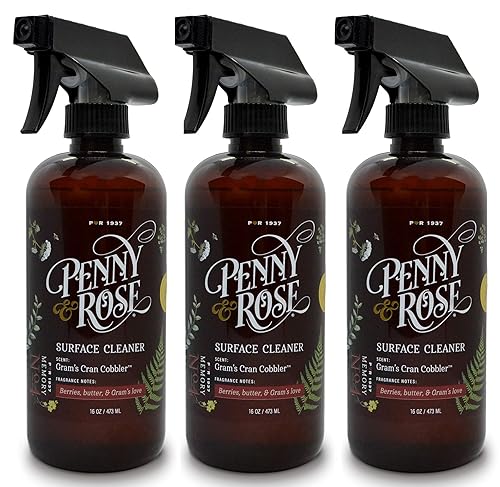 Penny & Rose Surface Cleaner | Gram's Cran Cobbler Scent | Set of 3