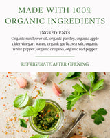 Orchard Pond Organic Chimichurri - Traditional Argentine Recipe, Perfect for Grilled Steak, Roasted Vegetables & More, 4oz